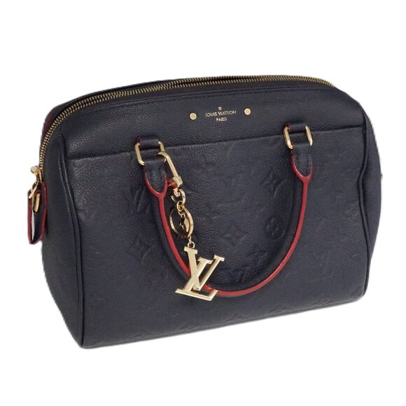 Louis Vuitton Speedy 25 Bandouliere Marine Rouge - Picture 1 of 5